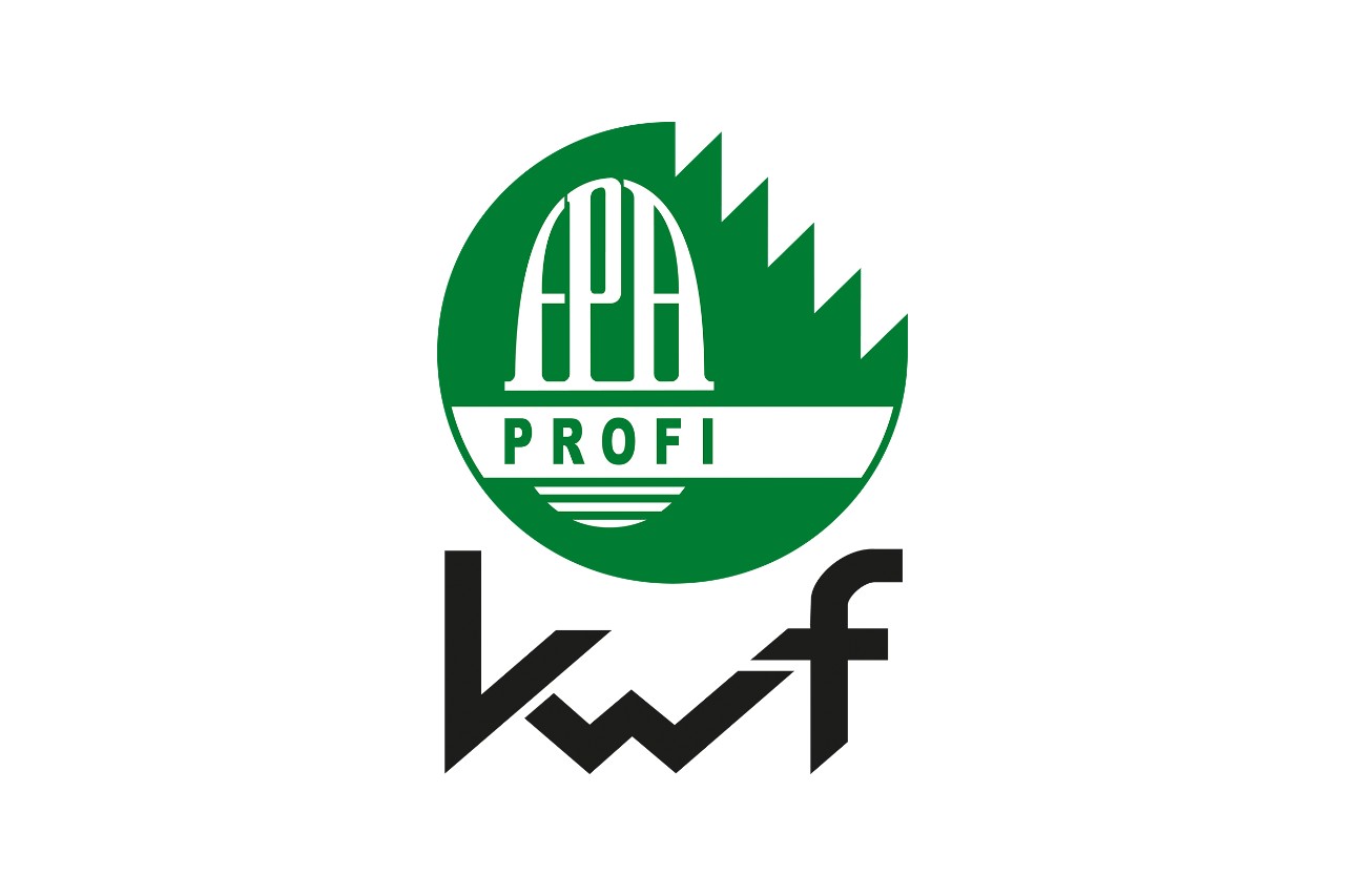 Okrugli zeleni logotip za KWF-Profi